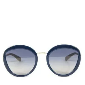 BVLGARI | Accessories | Bulgari Round Navy Blue Sunglasses  display picture 2